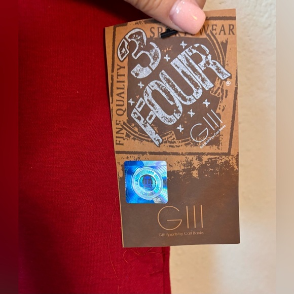 NWT Arkansas Razorbacks Men’s NCAA Red Sweatpants 3FOUR Brand Size 2XL - Picture 4 of 9